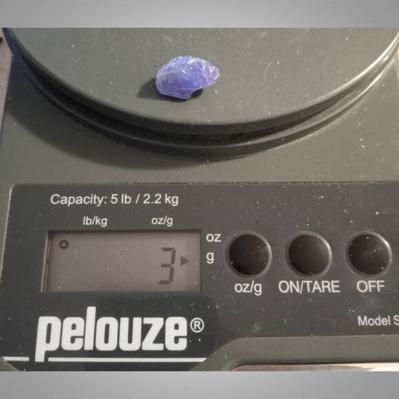 tanzanite raw chunk 02 harmony CHAKRA communication 121225 - Picture 5 of 5